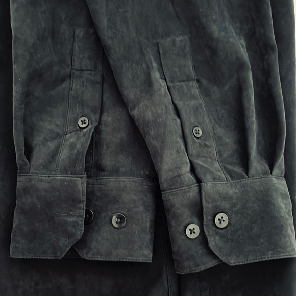 Bruno~Sueded Microfiber Button Shirt - Picture 5 of 8